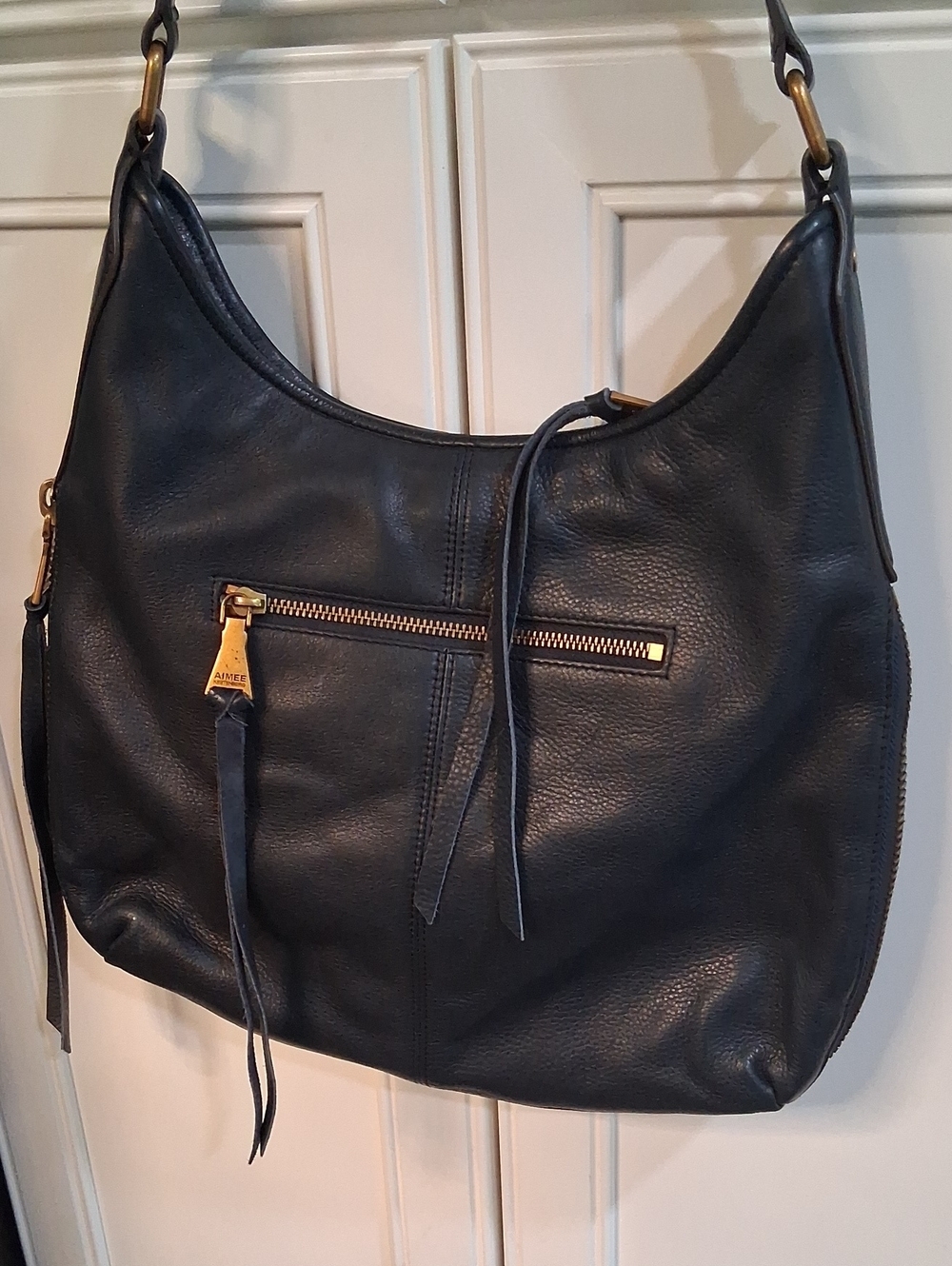 Aimee Kestenberg When In Milan Navy Blue Handbag - Picture 7 of 9